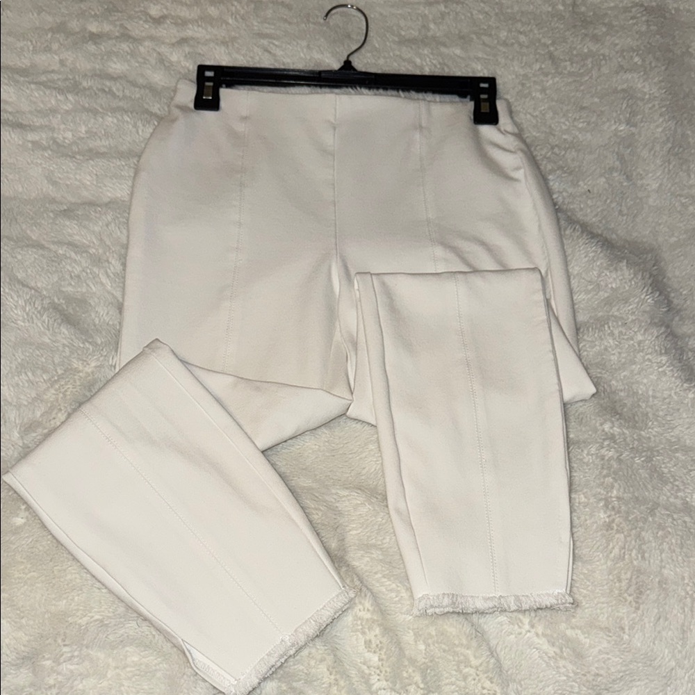 Alfani Chic White Trousers